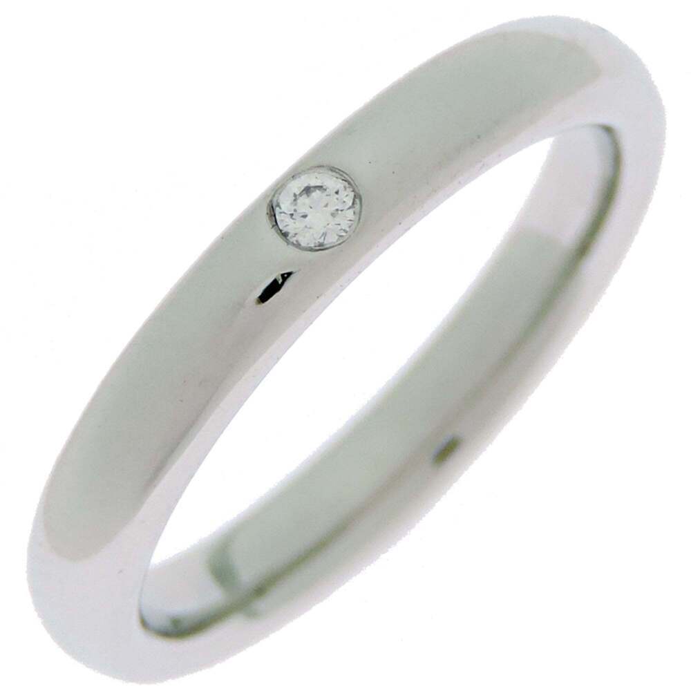 TIFFANY Silver Diamond Ring